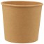 #CTR-1300-D110 Boluri din carton, kraft natur, D110, 20oz