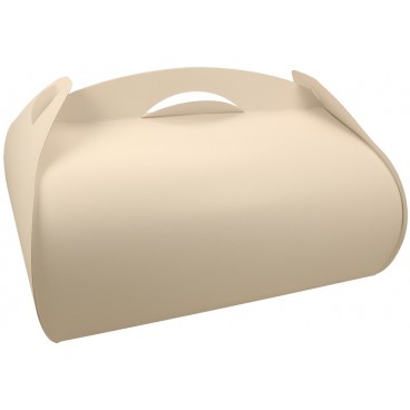 Cutii tort cu maner din carton, #ALBE, CT3, M3525