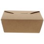 Meniuri din carton cu 4 clapete,   900cc, kraft natur