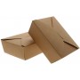 Meniuri din carton cu 4 clapete,   900cc, kraft natur