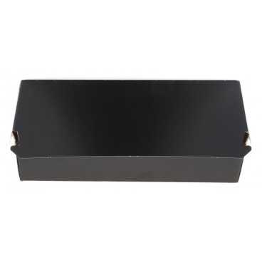 Caserole din carton pentru burger, 190 x 145 x 90 mm, negre