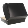 Caserole din carton pentru burger, 190 x 145 x 90 mm, negre