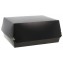 Caserole din carton pentru burger, 190 x 145 x 90 mm, negre