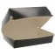 Caserole din carton pentru burger, 190 x 145 x 90 mm, negre