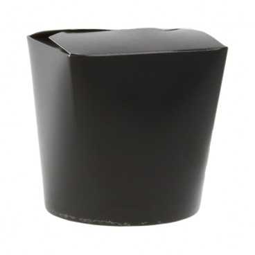 Cutii din carton pentru noodles, 960cc, negre