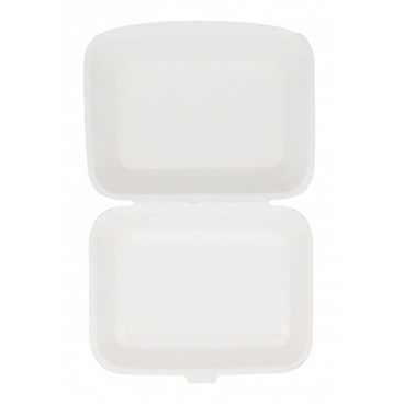 Meniuri din carton cu capac atasat, 125 x 80 x 56 mm, kraft natur + alb