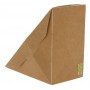 Caserole triunghiulare din carton pentru sandwich, SW70, kraft natur + alb
