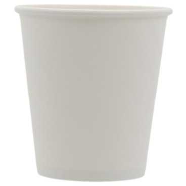 020090P1 Pahare din carton cu perete simplu, Ø 90 mm, 10oz, albe