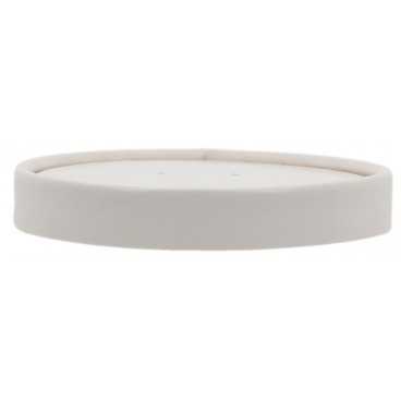 1300CS098C Capapce din carton, Ø 98 mm, cu orificiu pentru aerisire, albe