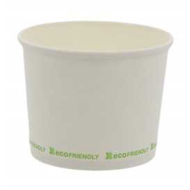 #CTR-CRTALB-1300 Boluri din carton, albe eco-friendly,   D90 mm, 350cc