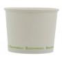 Boluri din carton, albe eco-friendly,   D90 mm, 350cc