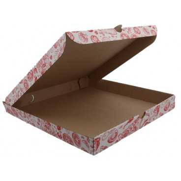 #PZA-4300 Cutii pizza, albe, colturi drepte, 300 x 300 x 35 mm