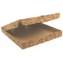 Cutii pizza, natur, colturi drepte, 280 x 280 x 35 mm