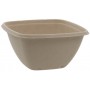 #CTR-BIO-1400-L130 Caserole BIO natur, patrate, 130 x 130 x 60 mm