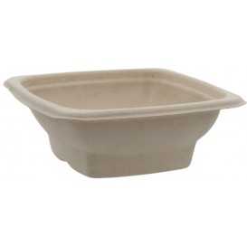 #CTR-BIO-1400-L150 Caserole BIO, natur, patrate, 150 x 150 x 50 mm, 500 cc