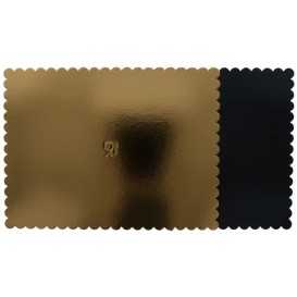 #GLT-3800 Plansete din carton, floare, auriu + negru, G3-M4060