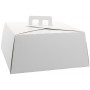 #GLT-3600 Cutii tort cu maner din carton, #ALBE, CT4, M0300