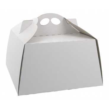 #GLT-3600-CMD Cutii tort din carton cu maner, ALBE, CT1, M0250
