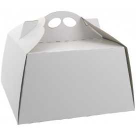 #GLT-3600-CMD Cutii tort din carton cu maner, ALBE, CT2, M0270