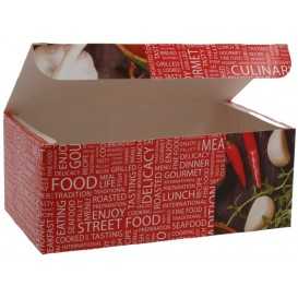 #CTR-CRTSTF-1400 Meniuri din carton cu clapeta, street food, 175 x 105 x 70 mm