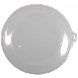 1300-D150-C Capace din PET, transparente, rotunde, plate, fara aerisire, D150