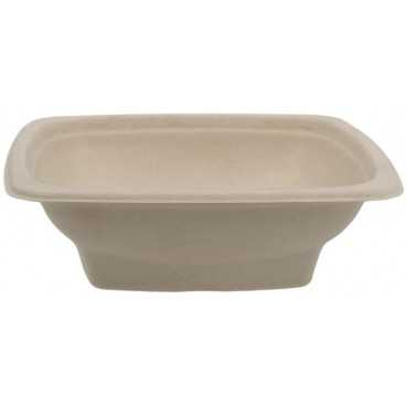 Caserole biodegradabile, natur, patrate, L180,   750cc