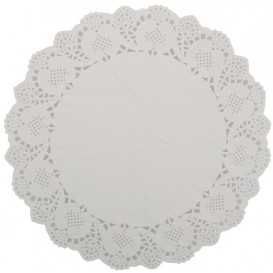 #GLT-3900 Dantele albe din hartie pentru platouri, D300