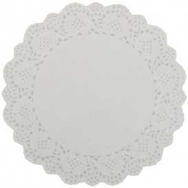 #GLT-3900 Dantele albe din hartie pentru platouri, D267