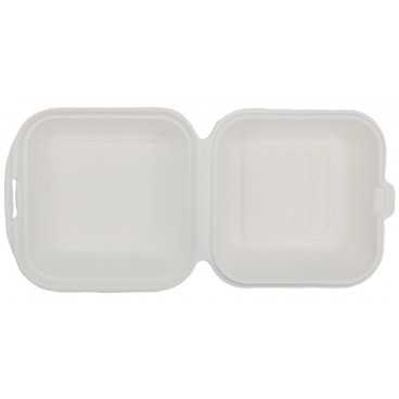 Meniu bio alb, burger 150 x 155 x 85 mm, 460CC B