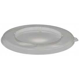 1300-D208-1-C Capace din PET, transparente, rotunde, plate, fara aerisire, D208-1