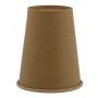 Pahare din carton cu perete simplu, Ø 80 mm, 8oz, kraft natur
