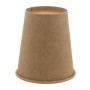 0200-CRTP1 Pahare din carton cu perete simplu, kraft natur, Ø 90 mm, 10oz