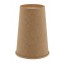 0200-CRTP1 Pahare din carton cu perete simplu, kraft natur, Ø 80 mm, 10oz