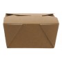 1400CA Meniuri din carton cu 4 clapete, 600cc, kraft natur + alb