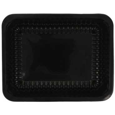 1400TS Caserole din polipropilena termosudabile, negre, 227 x 178 x 60 mm