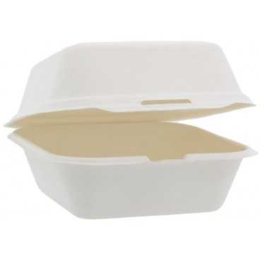 Meniu bio alb, burger 150 x 155 x 85 mm, 460CC B