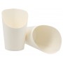 #CTR-CRTALB-1300 Pahare din carton pentru wrapuri, Ø 80 mm, 150cc, albe