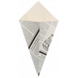 #CTS-1500 Corneturi din carton, ziar, hexagon, M250
