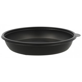 1420 Caserole din PP, negre, Ø 230 mm, 1000 cc