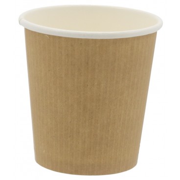 0200-CRTPLAP1 Pahare din carton + PLA cu perete simplu, Ø 62 mm, 4oz, knv print