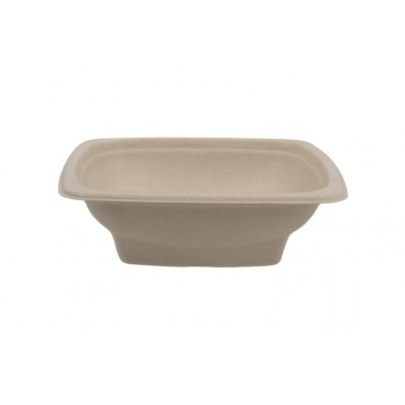 @BIO-1400-L180 Caserole biodegradabile, natur, patrate, L180,   750cc