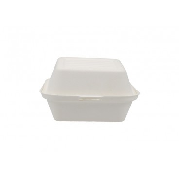 #CTR-BIO-1400 Meniu bio alb, burger 150 x 155 x 85 mm, 460CC B