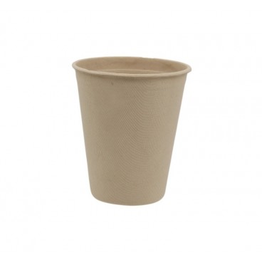 #COF-0200-CPS-D80 Pahare din trestie de zahar, natur, D80 mm,   8oz
