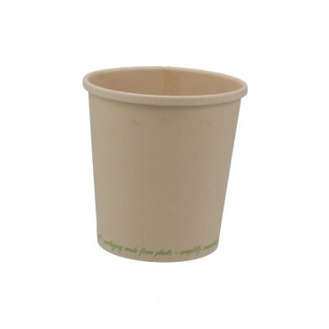 @CPS-1300-D98 Boluri biodegradabile din bambus + PLA, bej, D98, 500cc