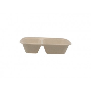 @BIO-1400-225160 Caserole biodegradabile din trestie de zahar, natur, M225160-2C, H50
