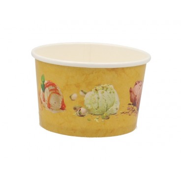 #GLT-1200 Cupe din carton, ice cream, D96, 8oz
