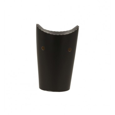 #SNGLB-1410 Cutii din carton cu 2 clapete, #BlackCnS, M20, pentru cartofi prajiti TO GO
