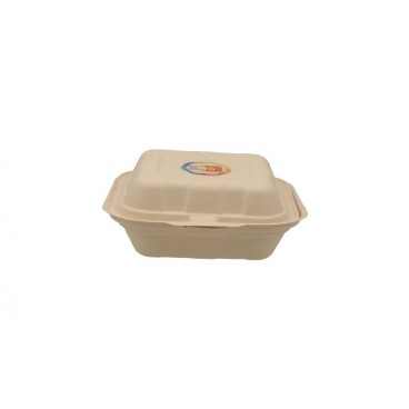 #CTR-ABC-1400 Caserole biodegradabile personalizate cu capac atasat, natur, MBS06