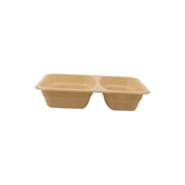 @STYLB-1400-BC2 Caserole BIO+CPET negru, termosudabile, M227178-45, 2 compartiment