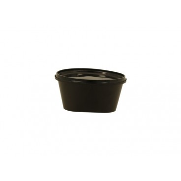 @EXCLB-1300 Boluri plastic din PP cu sigilare, negre, capac in bax, CSB, D120, 560CC